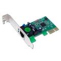 Nilox 16NX200400003 Netzwerkkarte Ethernet 1000 Mbit/s intern – Netzwerkkarten (intern, kabelgebunden, PCI Express, Ethernet, 1000 Mbit/s, Silber)