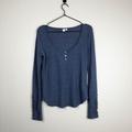 Anthropologie Tops | Anthropologie By Eloise Henley Thermal Top | Color: Blue/Purple | Size: M