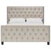 Birch Lane™ Adaline Upholstered Platform Bed Metal | 52 H x 64.96 W x 89 D in | Wayfair 18D261B3E51844D4AB217874DF52EE39