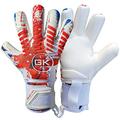 GK Saver football goalkeeper gloves Protech 401 Union contact pro negative cut professional goalie gloves size 6 to 11 removable finger save gloves (NO FINGERSAVE NO PERSONALIZATION, SIZE 11)