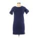 Eliane Rose Casual Dress - Shift: Blue Dresses - Women's Size X-Small