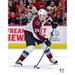 Nathan MacKinnon Colorado Avalanche Unsigned White Jersey Shooting Photograph