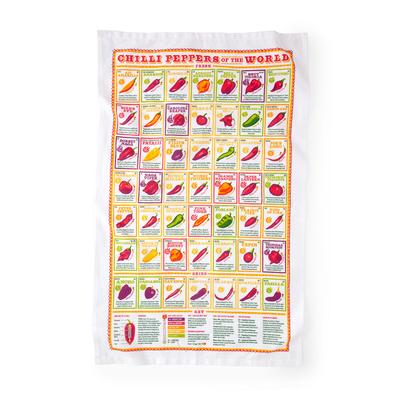 Chilli Peppers of the World Dish Towel