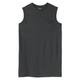 Men's Big & Tall Shrink-Less™ Longer-Length Lightweight Muscle Pocket Tee by KingSize in Heather Charcoal (Size 4XL) Shirt