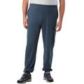 Men's Big & Tall Lightweight Elastic Cuff Sweatpants by KingSize in Heather Slate Blue (Size L)