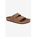 Women's Helga Sandal by White Mountain in Brown Leather (Size 10 M)