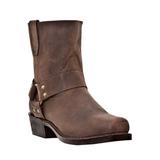 Wide Width Men's Dingo 7" Harness Side Zip Boots by Dingo in Brown (Size 16 W)