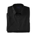 Men's Big & Tall KS Signature Wrinkle-Free Short-Sleeve Dress Shirt by KS Signature in Black (Size 20)