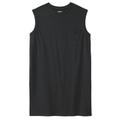 Men's Big & Tall Shrink-Less™ Longer-Length Lightweight Muscle Pocket Tee by KingSize in Black (Size 4XL) Shirt