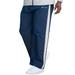 Men's Big & Tall Champion® Track Pants by Champion in Navy Grey (Size XLT)