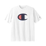 Men's Big & Tall Large Logo Tee by Champion® in White (Size 2XLT)