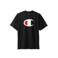 Men's Big & Tall Large Logo Tee by Champion® in Black (Size 5XL)