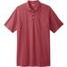 Men's Big & Tall Longer-Length Shrink-Less™ Piqué Polo Shirt by KingSize in True Red (Size 4XL)