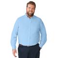 Men's Big & Tall KS Signature Wrinkle-Free Long-Sleeve Dress Shirt by KS Signature in Sky Blue (Size 17 1/2 39/0)