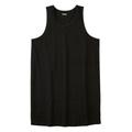 Men's Big & Tall Shrink-Less™ Lightweight Longer-Length Tank by KingSize in Heather Charcoal (Size 5XL) Shirt