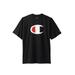 Men's Big & Tall Large Logo Tee by Champion® in Black (Size XLT)