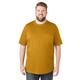 Men's Big & Tall Boulder Creek® Heavyweight Crewneck Pocket T-Shirt by Boulder Creek in Golden Tan (Size 3XL)