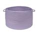 Simply Home Solid Basket by Colonial Mills in Amethyst (Size 14X14X10)