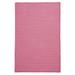 Simple Home Solid Rug by Colonial Mills in Pink (Size 4'W X 4'L)