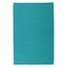 Simple Home Solid Rug by Colonial Mills in Turquoise (Size 2'W X 12'L)