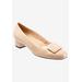 Extra Wide Width Women's Delse Pump by Trotters in Nude Patent (Size 9 WW)