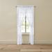 Wide Width BH Studio Crushed Voile 5-Pc. One-Rod Set by BH Studio in White (Size 60" W 63" L) Window Curtain