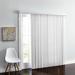 Wide Width Embossed Vertical Privacy Slat Blinds by BrylaneHome in White (Size 42" W 63" L) 3.5 inch Slats Window Privacy Reversible