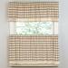 Wide Width Buffalo Check Tier Curtain Set, Valance Not Included by BrylaneHome in Taupe (Size 58" W 24" L) Window Curtain