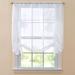 Wide Width BH Studio Sheer Voile Tie-Up Shade by BH Studio in White (Size 36" W 63" L) Window Curtain