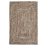 Corsica Rug by Colonial Mills in Weathered Brown (Size 7'W X 7'L)