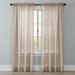 Wide Width BH Studio Crushed Voile Rod-Pocket Panel by BH Studio in Ecru (Size 51" W 72" L) Window Curtain