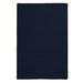 Simple Home Solid Rug by Colonial Mills in Navy (Size 2'W X 11'L)