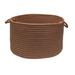 Simply Home Solid Basket by Colonial Mills in Cashew (Size 14X14X10)