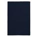Simple Home Solid Rug by Colonial Mills in Navy (Size 3'W X 3'L)