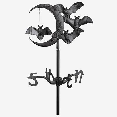 Halloween Bat Garden Weathervane by Whitehall Products in Black