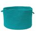 Boca Raton Basket by Colonial Mills in Turquoise (Size 18X18X12)