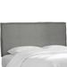 Lorel Slipcover Headboard by Skyline Furniture in Linen Grey (Size KING)