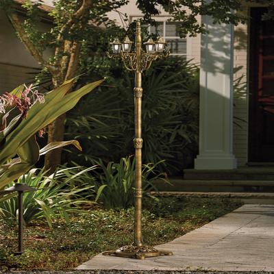 Solar Lamppost by BrylaneHome in Bronze Light