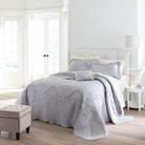 Amelia Bedspread by BrylaneHome in Grey (Size FULL)