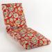 84" Chaise Cushion by BrylaneHome in Daelyn Cherry Patio Lounger Padding