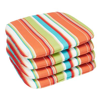 Set of 4 Stacking Chair Pads by BrylaneHome in Cov...
