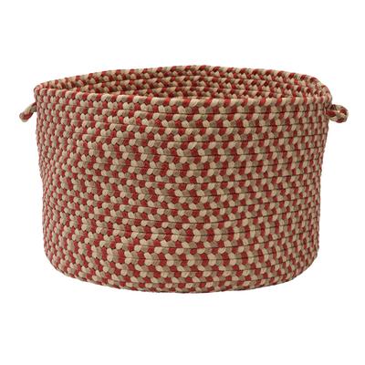 Burmingham Basket by Colonial Mills in Red (Size 14X14X10)