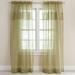 Wide Width BH Studio Pleated Voile Rod-Pocket Panel by BH Studio in Sage (Size 56" W 72" L) Window Curtain