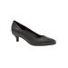 Wide Width Women's Kiera Pumps by Trotters® in Black (Size 9 W)