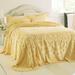 Georgia Chenille Bedspread by BrylaneHome in Sunshine Yellow (Size KING)