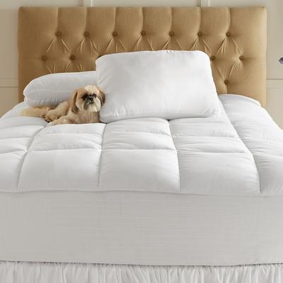 Gel Touch Bed Tite™ Topper by BrylaneHome in White (Size FULL) Mattress Topper