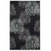 Milan Black 8'X10' Area Rug by Linon Home Décor in Black