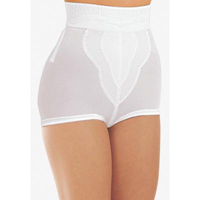Plus Size Women's Firm Control High-Waist Brief by Rago in White (Size 4XL) Body Shaper