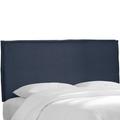 Lorel Slipcover Headboard by Skyline Furniture in Linen Navy (Size TWIN)