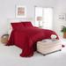 Chenille Bedspread by BrylaneHome in Burgundy (Size KING)